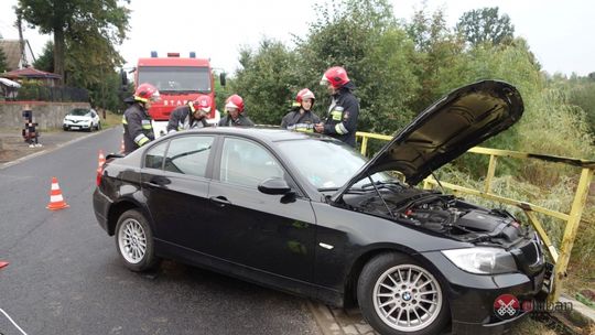 Rozbił BMW o mur