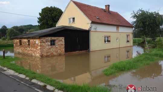 Oberwanie chmury nad Olszyną