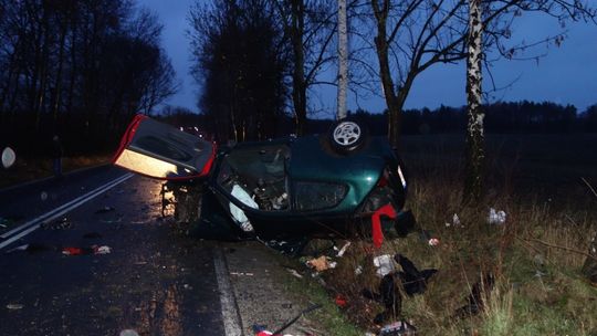 Groźny wypadek na łączniku do autostrady