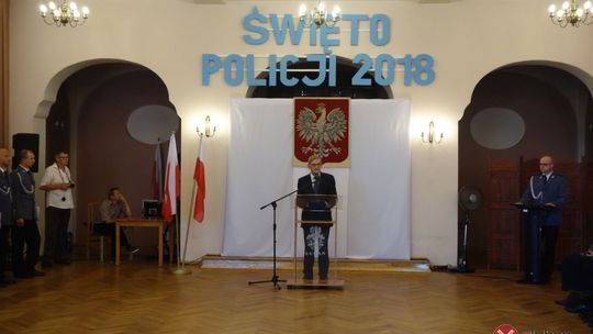 Uroczyste obchody Święta Policji w Lubaniu