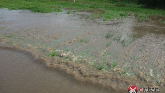 Oberwanie chmury nad Olszyną