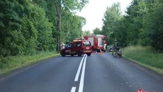 Wypadek przed Biedrzychowicami