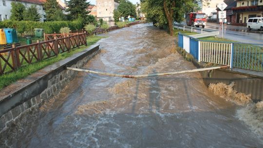 Oberwanie chmury nad Olszyną