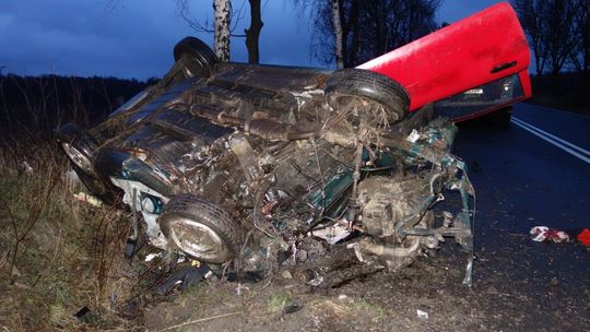 Groźny wypadek na łączniku do autostrady