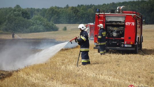 W Siekierczynie spłonęły dwa hektary żyta