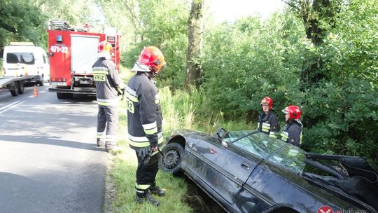 Porzucone auto po wypadku