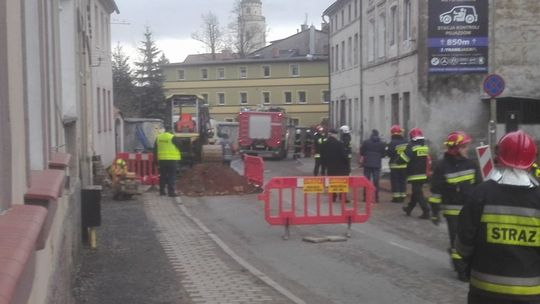 Poważny wyciek gazu w centrum Gryfowa