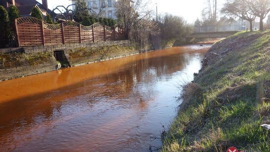 Siekierka w rdzawym kolorze