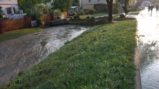 Oberwanie chmury nad Olszyną