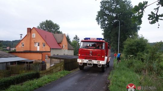 Oberwanie chmury nad Olszyną