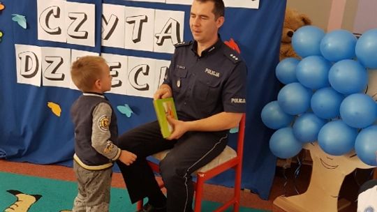 Komendant Policji w Leśnej spotkał się z przedszkolakami