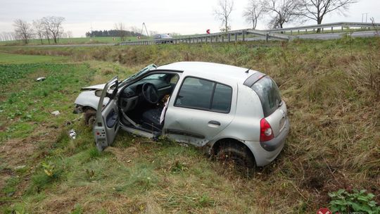 Lot zakończony w polu