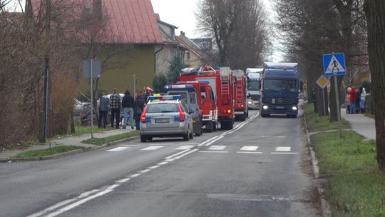 Skosił przystanek autobusowy