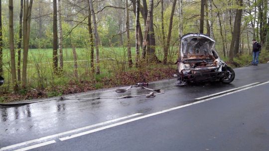 Wypadek na drodze do Henrykowa