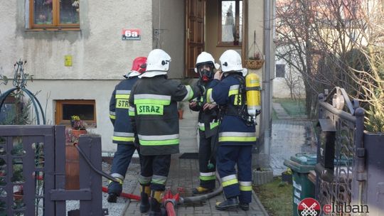 Pożar budynku mieszkalnego na Starolubańskiej