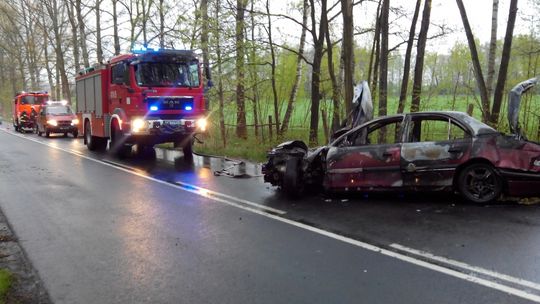 Wypadek na drodze do Henrykowa