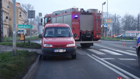 Potrącenie na Warszawskiej