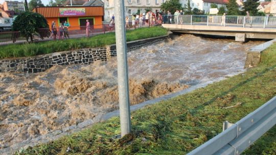 Oberwanie chmury nad Olszyną