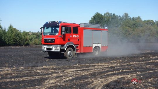 Kolejny pożar ścierniska