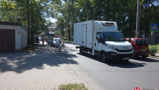 Potrącenie pieszego na ul. Łużyckiej