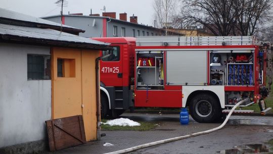 Pożar w lokalu socjalnym