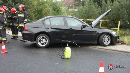 Rozbił BMW o mur