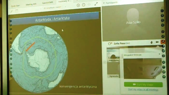 Lekcje on-line z naukowcami na Antarktyce