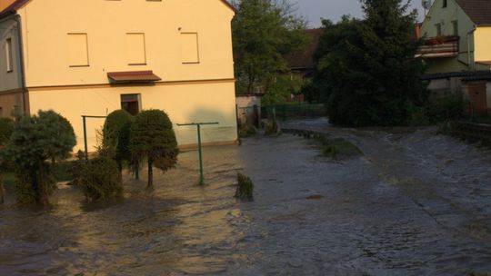 Oberwanie chmury nad Olszyną