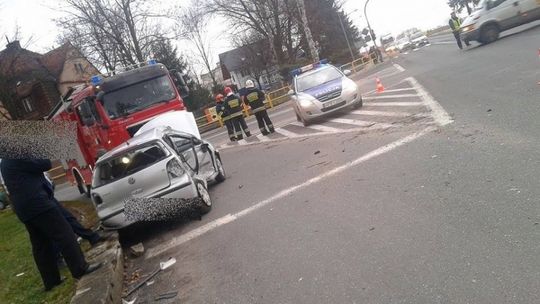 TIR-em staranował VW Polo