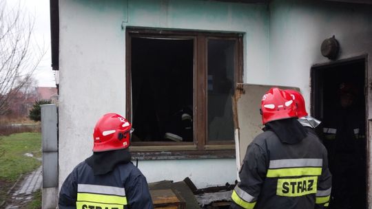 Pożar w lokalu socjalnym