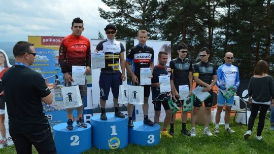 Adrian Górski na podium