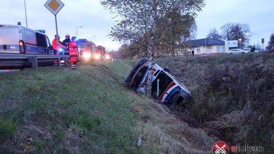 Kolizja z udziałem karetki pogotowia ratunkowego