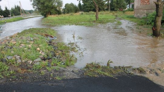 Oberwanie chmury nad Olszyną