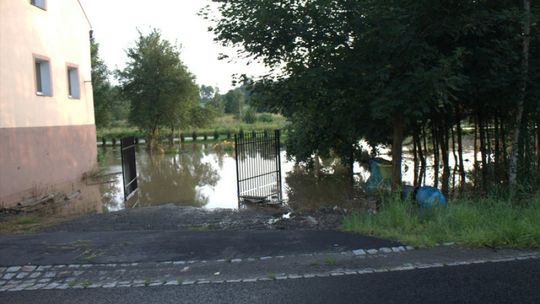 Oberwanie chmury nad Olszyną