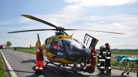 Helikopter rozbił się pod Bolesławcem