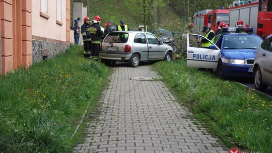 Szalona jazda po chodniku