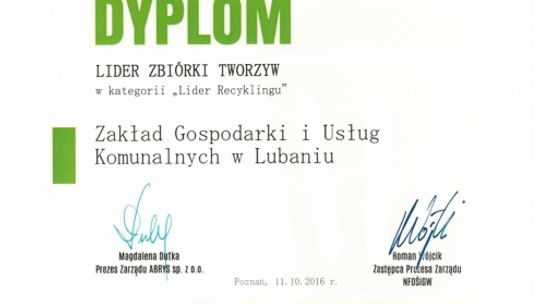 ZGiUK Lidreem recyklingu