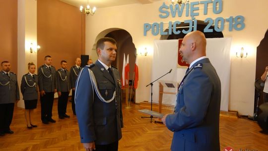 Uroczyste obchody Święta Policji w Lubaniu