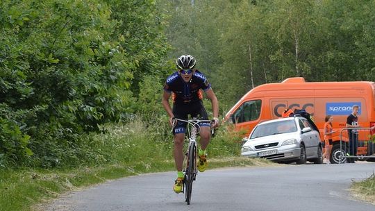 Adrian Górski na podium