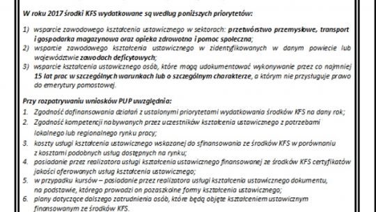 Nowe środki na kształcenie