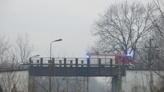 Uszkodzony gazociąg w Olszynie