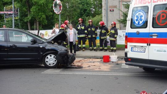 Kolizja na Osiedlu Piastów