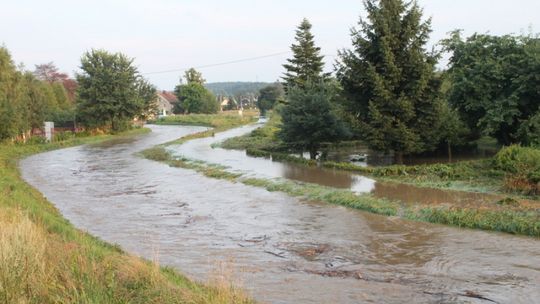 Oberwanie chmury nad Olszyną