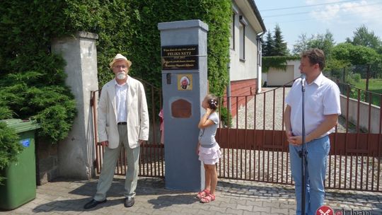 Odsłonięto tablicę upamiętniającą Feliksa Netza