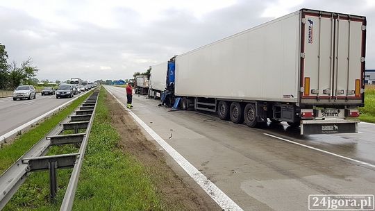 Poważny wypadek na autostradzie A4