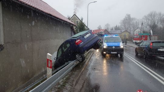 Zawisł na barierze energochłonnej