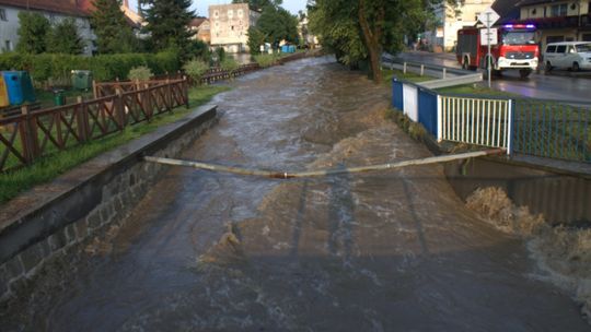 Oberwanie chmury nad Olszyną