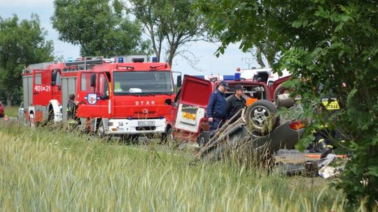 Tragiczny wypadek na łączniku prowadzącym do autostrady