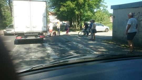 Potrącenie pieszego na ul. Łużyckiej