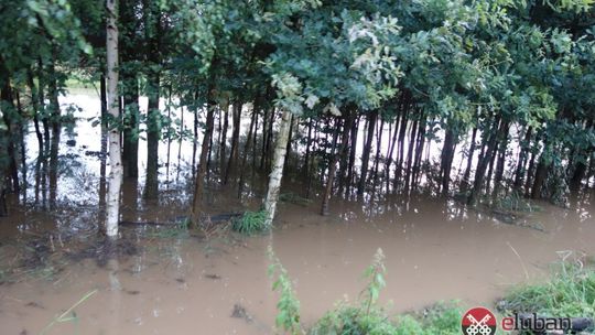 Oberwanie chmury nad Olszyną